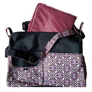 Diaper Bag with Changing Pad - Gingham NWT